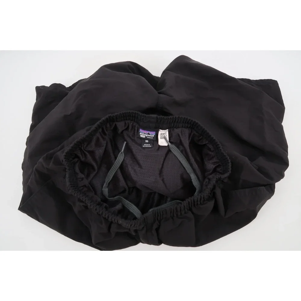Patagonia Netplus Mens XS Baggies Swim‎ Shorts Black Solid Unlined Swim Trunks